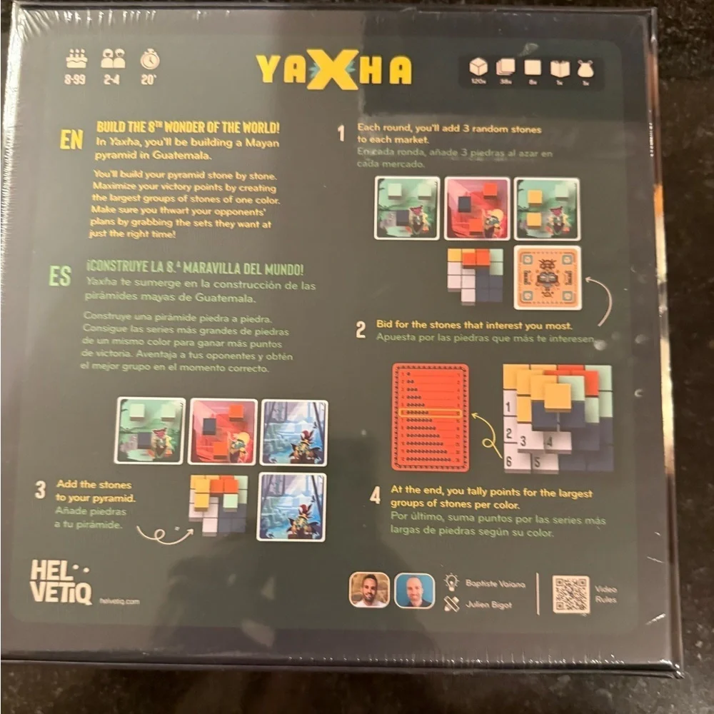 NWT Yaxha Board Game - Ages 8+ 2-4 Players